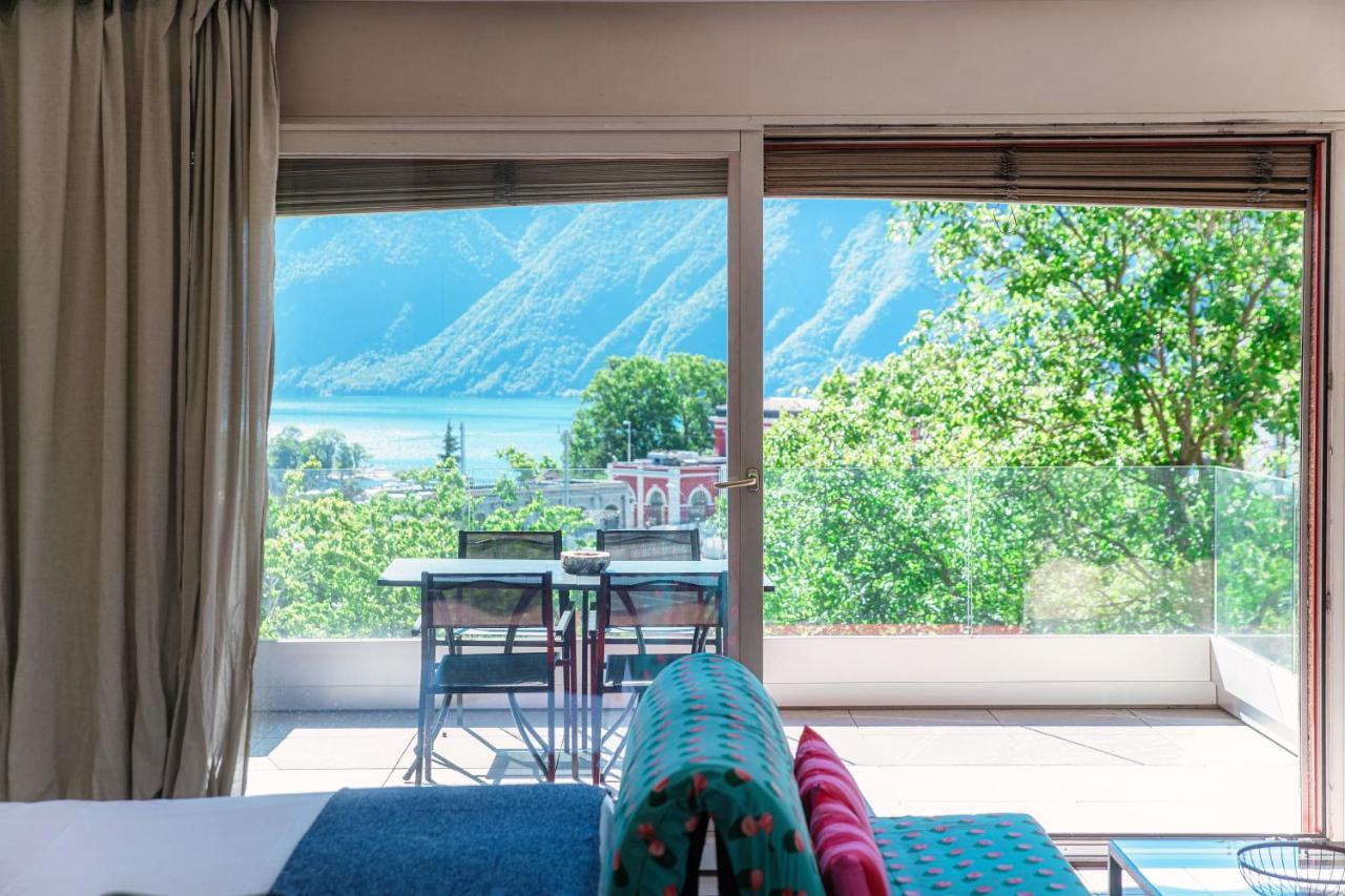 Panoramic Studio By Quokka 360 - Open Space Apartment With Terrace Lugano Kültér fotó