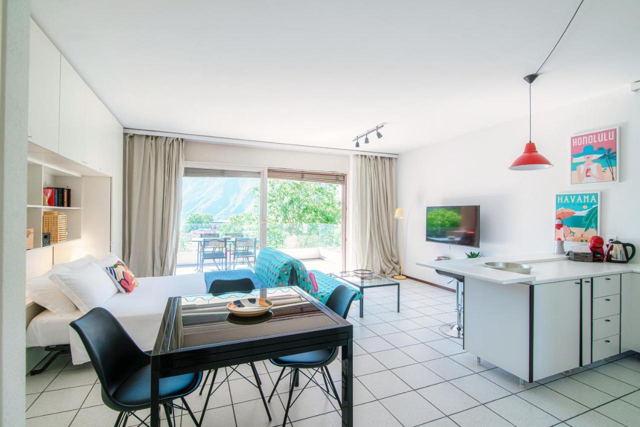 Panoramic Studio By Quokka 360 - Open Space Apartment With Terrace Lugano Kültér fotó